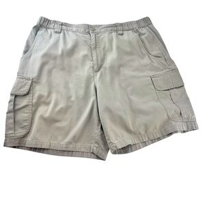 Columbia Gray Cargo Shorts with Elastic Waistband